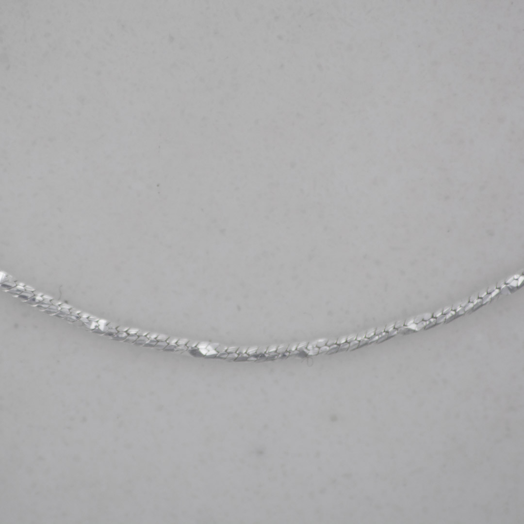 CADENA COLA DE RATON DIAMANTADA 1MM-40CM - Imagen 2